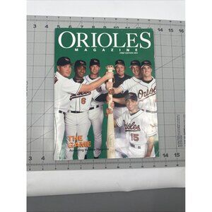 ORIOLES MAGAZINE FIRST EDITION 2001 THE GAME ACCORDING TO MIKE‎ HARGROVE VGC
